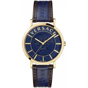 Versace VEJ400321 horloge mannen - Roestvrij Staal - goud