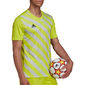 adidas - Entrada 22 GFX Jersey - Gestreept Voetbalshirt-M