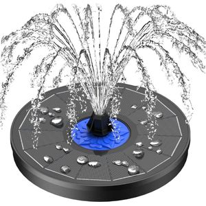 DailySupplies® Solar Fontein - Led Verlichting - Vijververlichting - Zwart