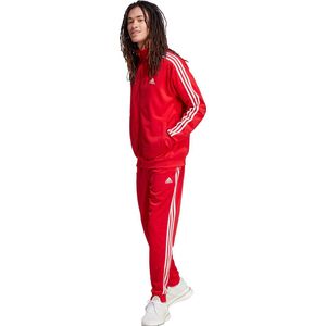 adidas Sportswear Basic 3-Stripes Tricot Tracksuit - Heren - Rood- L