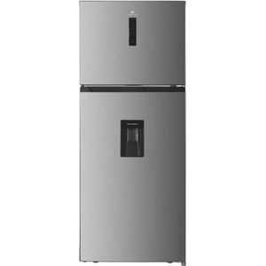 Koelkast High Free Free Freezer - Continental Edison - 413L - Totaal geen vorst - roestvrij staal - L70 cm x H 178 cm
