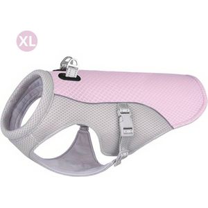 Nivard Koelvest Hond - Koelvesten - Verkoeling - Honden Kleding - Hondenkleding - Duurzaam - Roze - Maat XL