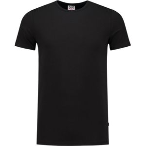 Tricorp 101013 T-Shirt Elastaan Fitted - Zwart - XXL