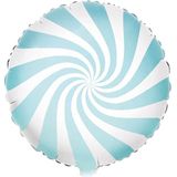 Folie ballon Candy - 45cm Pastel Blauw - Partydeco