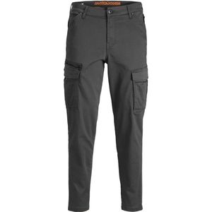 JACK & JONES Ace Dex Tapered loose fit - heren cargo broek - donkergrijs - Maat: 29/30