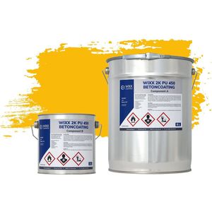 Wixx 2K PU 450 Betoncoating - 5L - RAL 1023 | Verkeersgeel