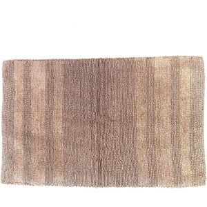 Lucy's Living Luxe badmat beige ALFA PINK/BROWN – 50 x 80 cm – roze – bruin – oud roze - badkamer mat - badmatten - badtextiel - wonen – accessoires