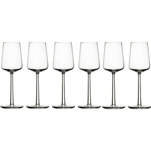 Iittala Essence - Wijnglazen Witte Wijn – Vaatwasserbestendig - Transparant - 33 cl – Set van 6 Glazen