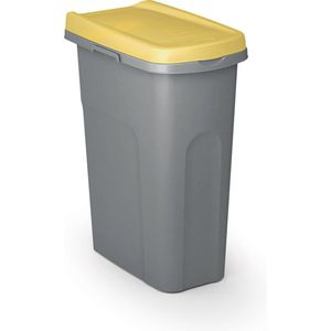 Afvalbak - 'Home Eco System' - afvalscheiding - Prullenbak - Afvalbakje - 25 Liter - Geel
