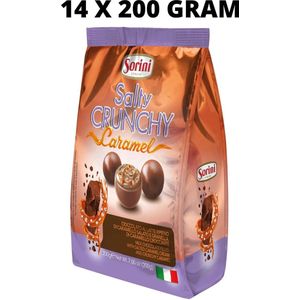 Sorini Chocolade Salty Crunch Caramel 14 x 200 Gram