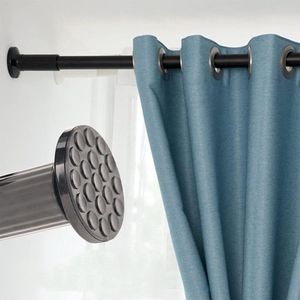 Verstelbare Spanning Gordijnroede - Uitschuifbaar - Roestvrij Staal - Telescopisch - 92cm-430cm - Voor Ramen en Badkamer - Douchegordijnrail - Scheidingswand