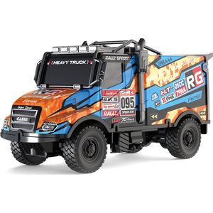 WonkyCars - Rally Truck Thunder Light – 27 MHz - LED verlichting - Radiografisch bestuurbare race vrachtauto met Verlichting (1:24)