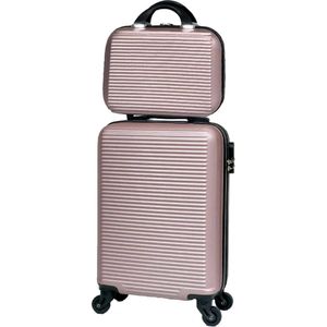 Frans merk Roségoud Cabine/Medium/Grote Koffer - Model 5859 met of zonder Badmeubel - Taille Enfant