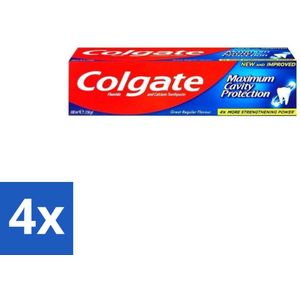 Colgate - Maximum Cavity Protection - Tandpasta - 100ml - Voordeelverpakking - 4 stuks