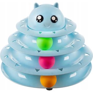 QualiPro Interactieve Toren met Ballen voor Katten - Kattenspeelgoed - Speeltoestel voor Katten