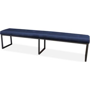 Eetkamerbank - Atlanta - stof Element blauw 13 - 160 cm