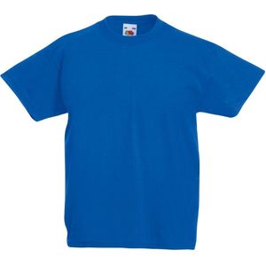 Fruit Of The Loom Originele T-shirt met korte mouwen voor kinderen / tieners (Royaal Blauw)