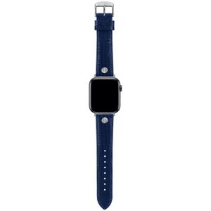 Ted Baker Blue Tb Apple Watch Bands Armband: 100% Leather BKS42S333B0