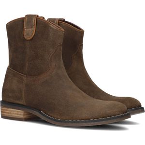 Hip H1025 Enkellaarsjes - Enkelboots met rits - Meisjes - Bruin - Maat 35