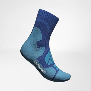 Bauerfeind Outdoor Merino Mid Cut Socks, Men, Ocean Blauw, 38-41 - 1 Paar