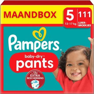 Pampers Baby Dry Pants Maat 5 - 111 Luierbroekjes Maandbox