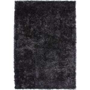 Lalee Twist | Modern Vloerkleed Hoogpolig | Anthracite | Tapijt | Karpet | Nieuwe Collectie 2024 | Hoogwaardige Kwaliteit | 200x290 cm