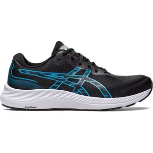 Asics Gel Excite Heren hardloopschoenen (Maat 44,5) Zwart/Blauw - Sportschoenen - Gel zool