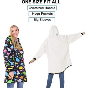 Oversized groote hoodie - Hoodie deken - Warme deken - Warme deken hoodie - Winter deken - Fleece dekentje - Hoodie Blanket