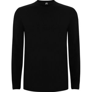 2 Pack Zwart Effen t-shirt lange mouwen model Extreme merk Roly maat 2XL