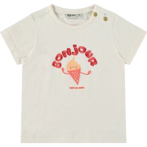 Babyface baby girls t-shirt short sleeve Meisjes T-shirt - ivory - Maat 74