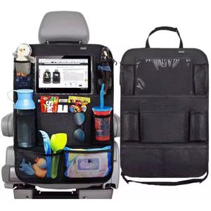 Premium Autostoel organizer met tablet houder - Set van 2 - Auto stoel organizer - organizer auto kinderen