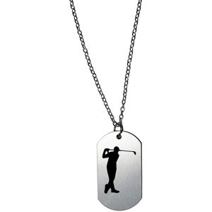 Akyol - golf ketting - Golf - beste golfer - gegraveerde sleutelhanger - golfen - cadeau - gepersonaliseerd - sport - accessoires - sleutelhanger met naam