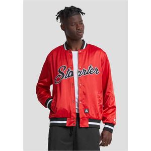 Starter Black Label - Satin Varsity jacket - S - Rood