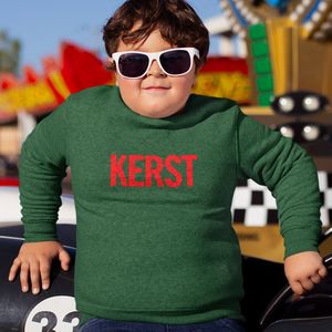 Foute Kersttrui Groen Kind - Kerst Red (7-8 jaar - MAAT 122/128) - Kerstkleding voor jongens & meisjes