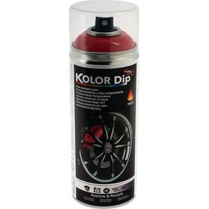 Kolor Dip Remklauwverf Spuitbus 400 Ml Rood