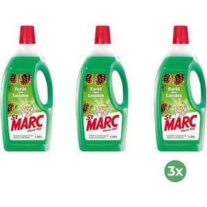 St. Marc Allesreiniger – Dennen – 3x 1,25L | Krachtige Multireiniger & Ontvetter