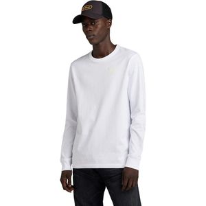 G-star Premium Base Lange Mouwenshirt Wit S Man