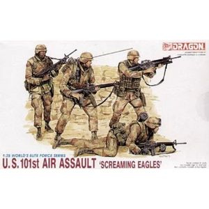 1:35 Dragon 3011 U.S. 101st Air Assault - Screaming Eagles - Worlds Elite Force Series Plastic Modelbouwpakket