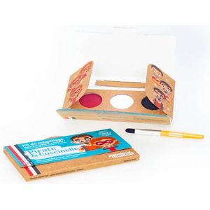 Namaki Schminkset – Thema schmink – Make up Kinderen – Face Paint pallete – Piraat & Lieveheersbeestje – 3 kleuren – 3 x 2.5 gram