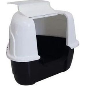 TANIS Toilethuis - Mpets - Zwart & Wit - XL