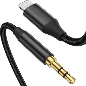 Audiokabel - Geschikt voor iPhone - Aux kabel - 8 Pin naar Jack 3,5 mm adapter kabel