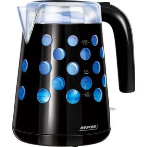 MPM - Waterkoker in Modern Design - 1,7 Liter - Zwart