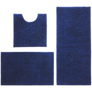 My Ninki ® Luxueuze Antislip Badmatset met Hoge Waterabsorptie en Zachte Microvezel, 3-Delige Set