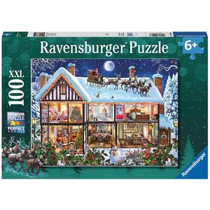 Kerstmis Thuis Puzzel (100 Stukjes)