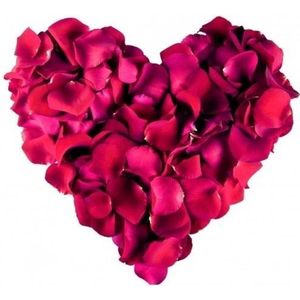 Jumada's 100 stuks Rode Rozenblaadjes voor Huwelijken, Valentijnsdag & Romantiek