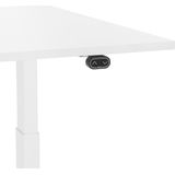 Alterego - TRONIK - Elektrisch in hoogte verstelbaar bureau - Wit - 160x80x127 cm