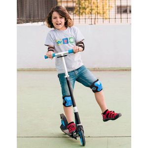 Beschermingsset voor kinderen, elleboogbeschermer, polsbeschermer (kniebeschermers, voor skateboarden, rolschaatsen, fietsen, sport