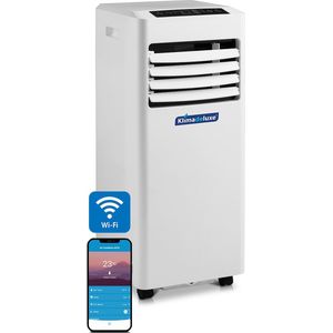 Klimadeluxe - Krachtige Mobiele airco - 7000 btu - Airconditioning met WiFi en app - voor de slaapkamer en kantoor - incl. raamafdichtingset