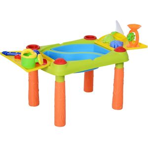 Medina Amostown Kinderspeeltafel - Groen, Geel, Oranje - Pp - 39,17 cm x 21,45 cm x 18,89 cm
