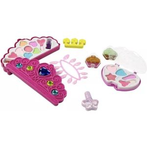 Kinder make-up set - Speelgoedmake-up - nepnagels nagelak en gezicht cosmetica - 2 doosjes - Kerstcadeau Sinterklaas schoencadeautje - kerst cadeau tip